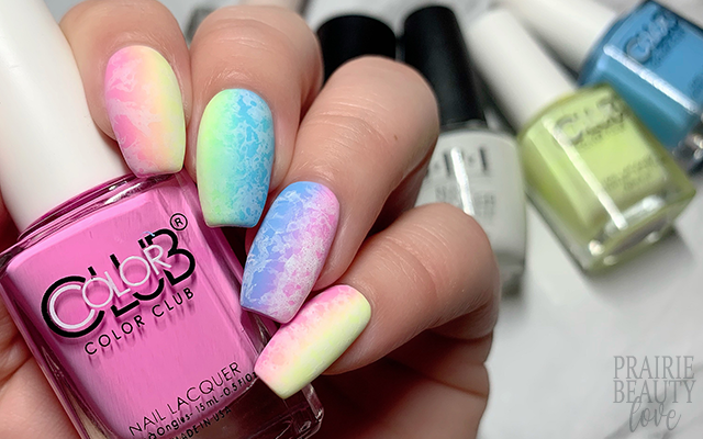 Rainbow Gradient Nail Art - MuffinChanel