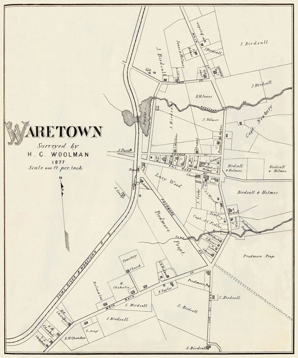 Waretown Map 1877
