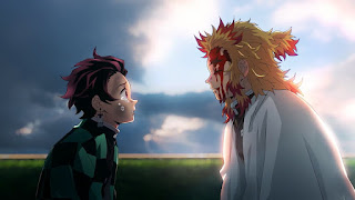 鬼滅の刃アニメ 劇場版 無限列車編 | 竈門炭治郎 炎柱 煉󠄁獄杏寿郎 最後 Rengoku Kyojuro CV.日野聡 | Demon Slayer Mugen Train