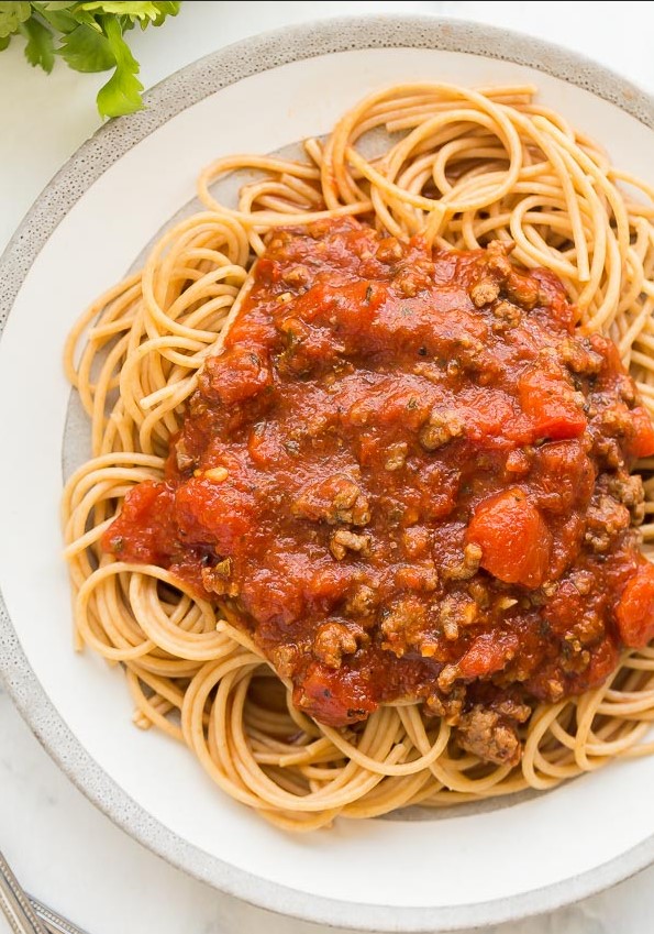 Main Dishes Recipes SLOW COOKER SPAGHETTI SAUCE