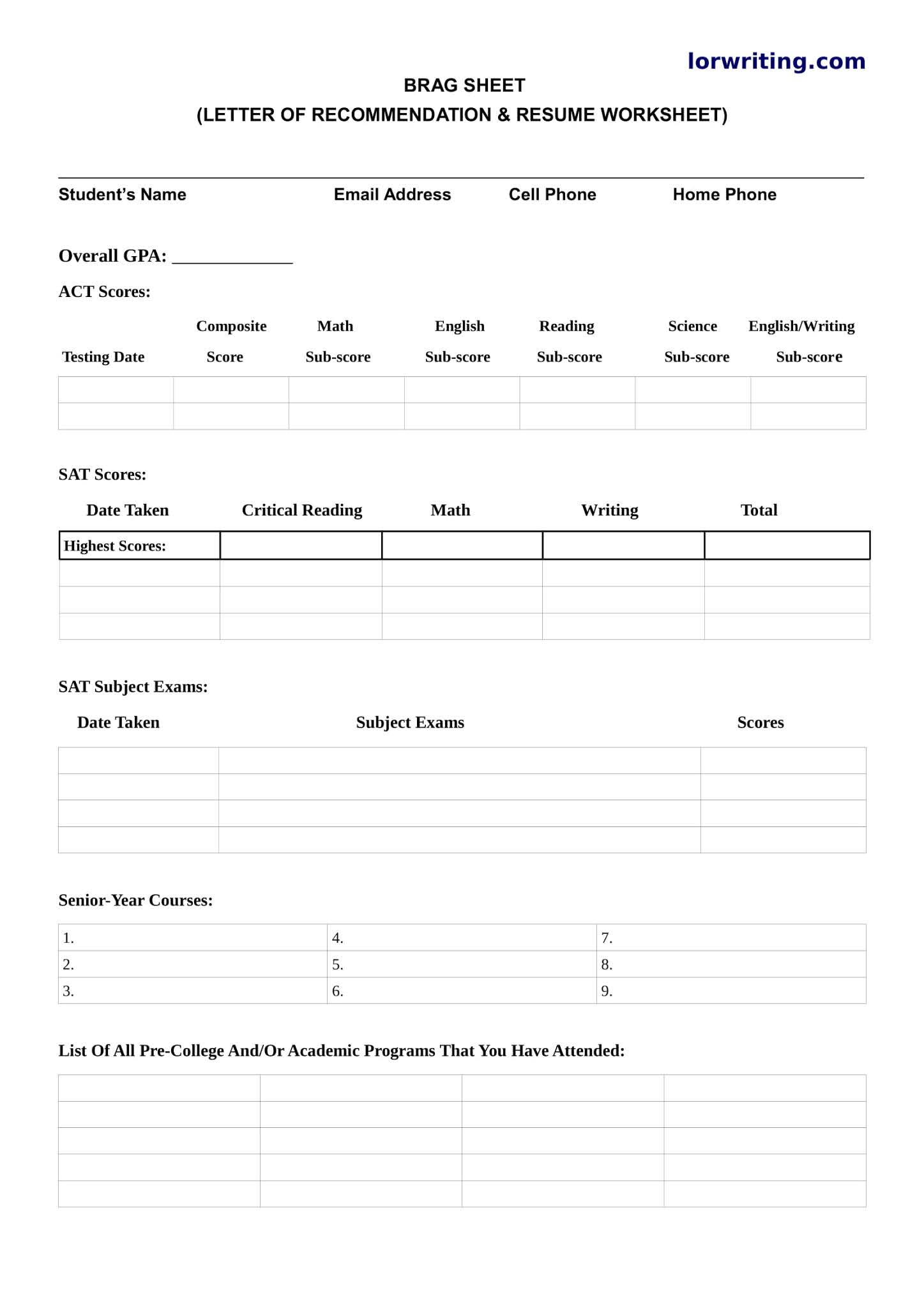 brag-sheet-template-for-letter-of-recommendation-resume-letter