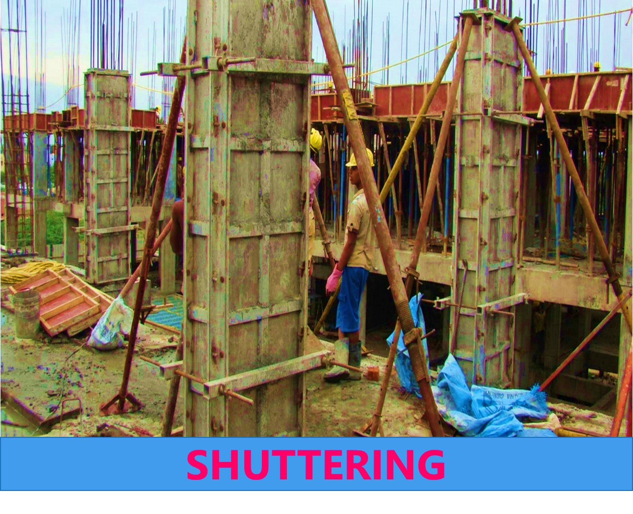 Know the Difference between Formwork, Shuttering, Centering, and