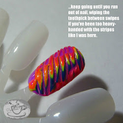 nail marble toothpick tutorial poptastic