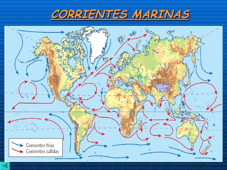 Nyfiken Geográfico Corrientes Marinas