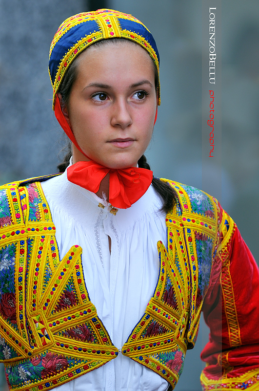 Sardinian Traditional Clothing - Sardinian People