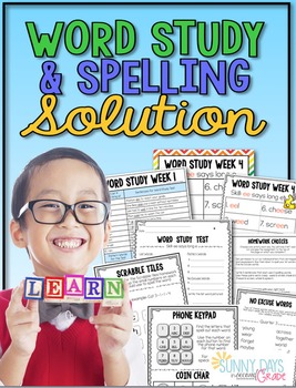 http://www.teacherspayteachers.com/Product/Word-Study-and-Spelling-Solution-1313386