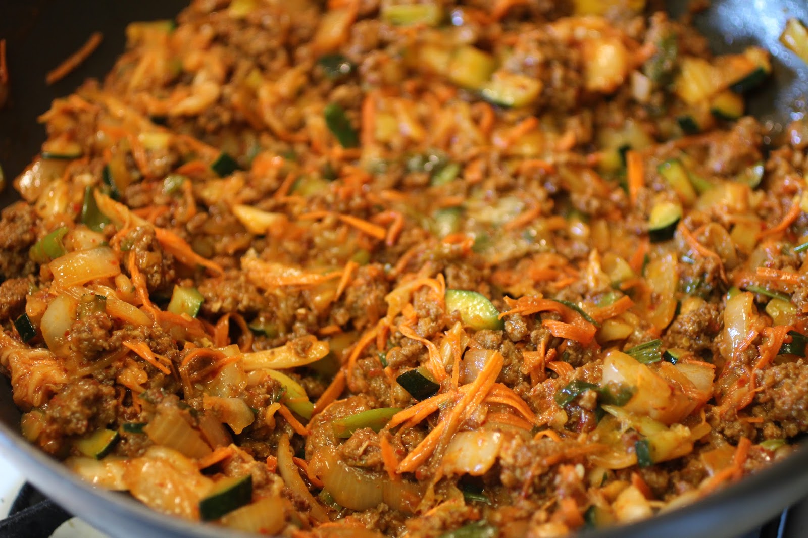 Kitchen Simmer Korean Ground Beef and Kimchi Bowl