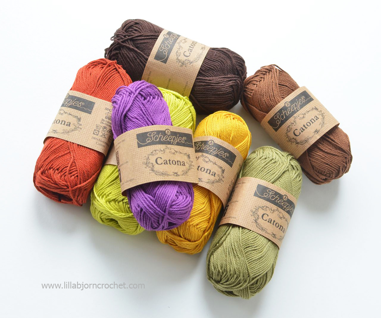 Which yarns are best for overlay crochet: review on Catona by Scheepjes