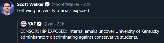 Walker hates UW Campus Liberals! "Censorship Exposed!!!" | Opinion - Liberal