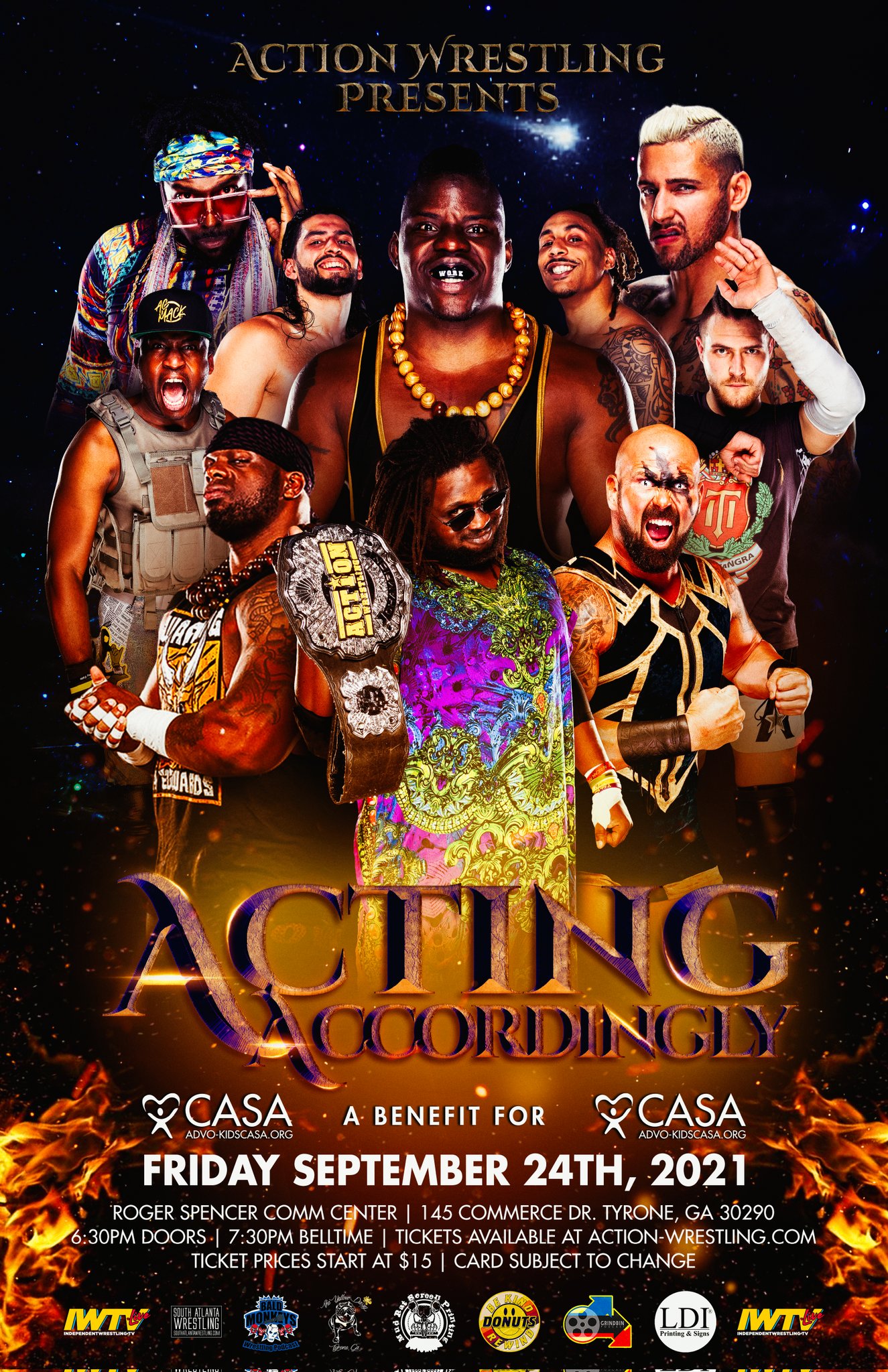 ACTION Wrestling Shows SOUTH ATLANTA WRESTLING DOT COM