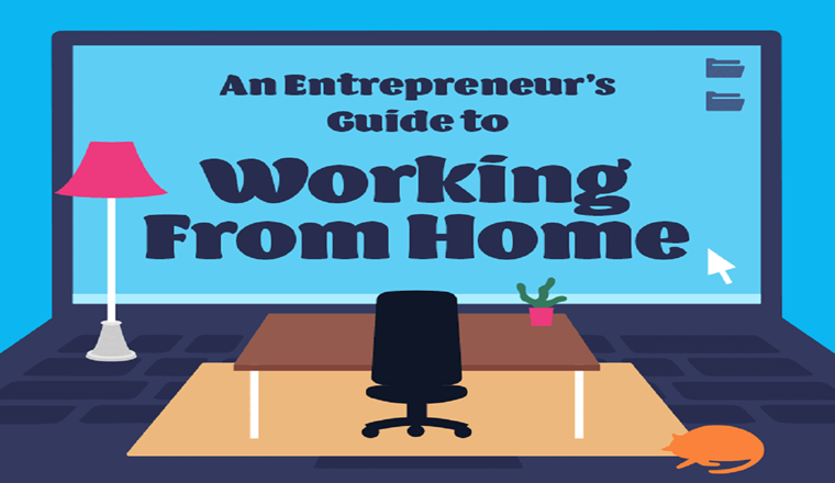 An Entrepreneur’s Guide To Working From Home #infographic