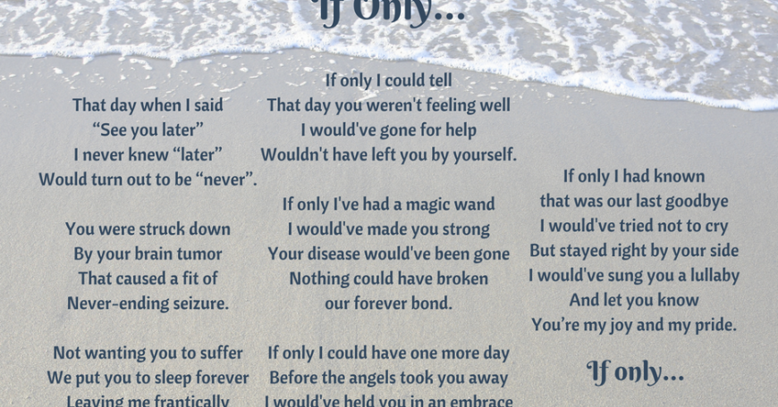 Hundegedichte &amp; mehr / Dog poems &amp; more If only