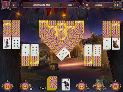 Dark Solitaire Mystical Circus Game Screenshot 4