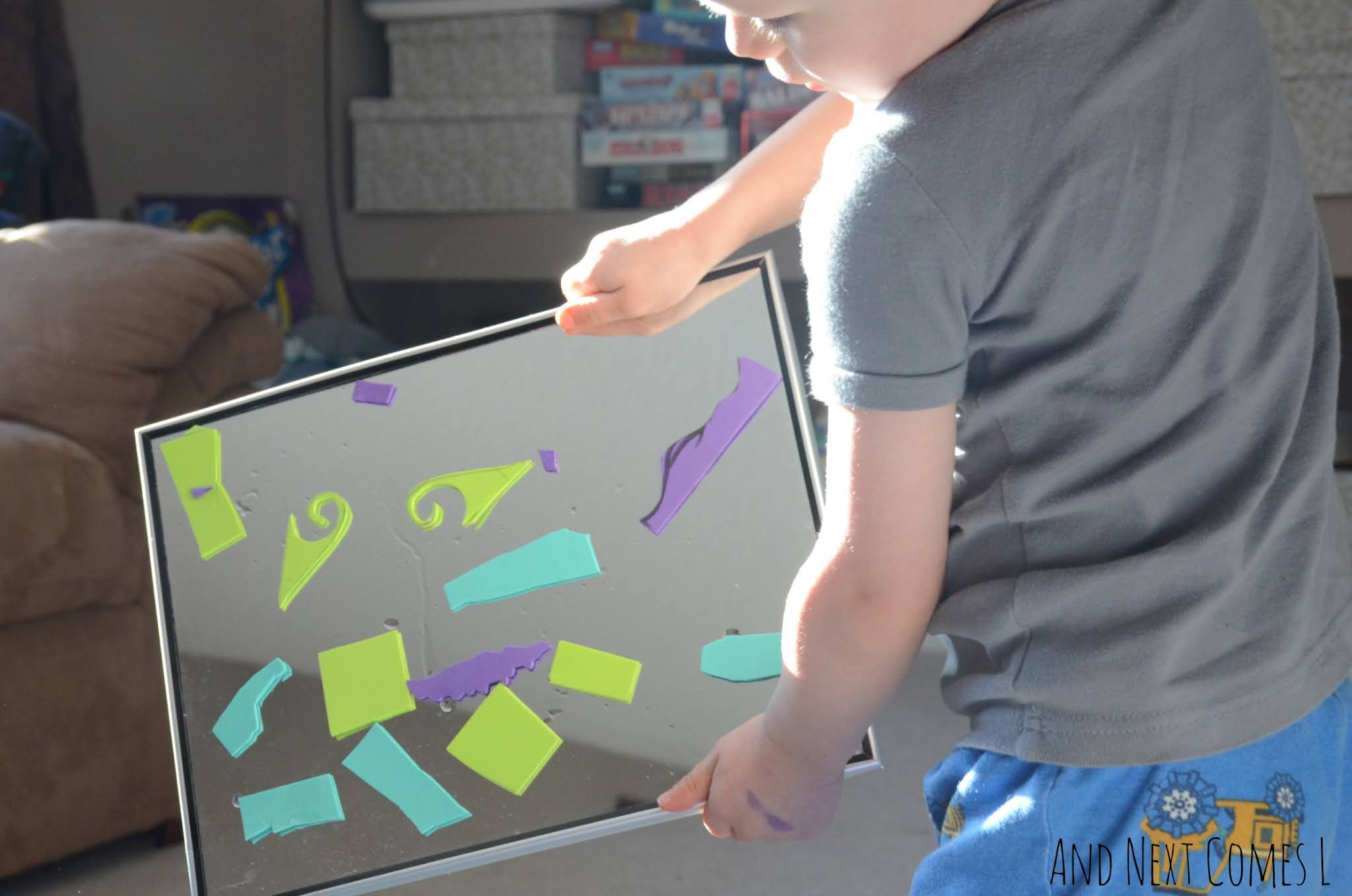 Mirror & Craft Foam Art for Toddlers & Preschoolers And Next Comes L