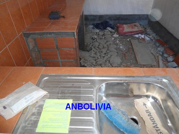 @ANBOLIVIA: AVANZA LA OBRA FINA DE LAS COCINAS PARA LA INSTALACIÓN DE