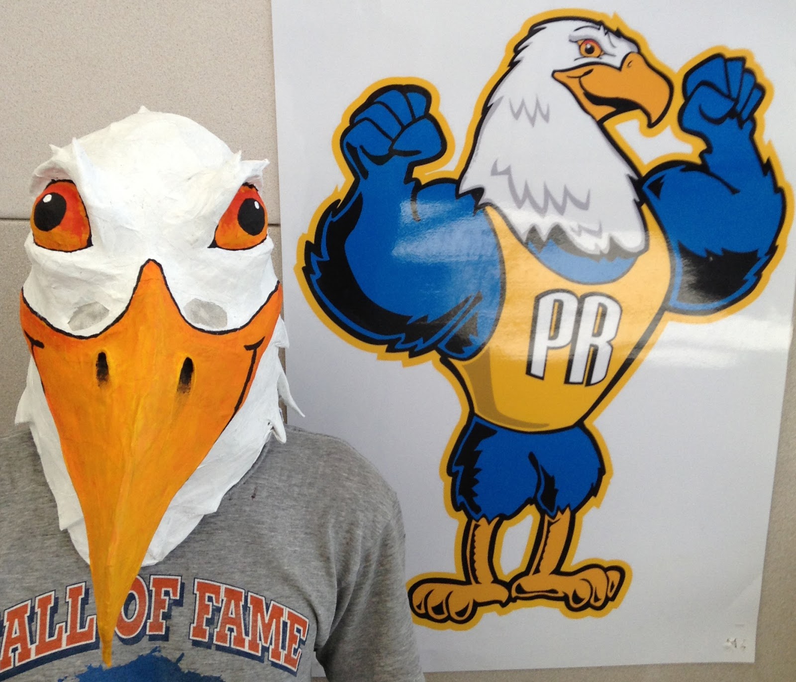 14er Art How to make a paper mache eagle mask
