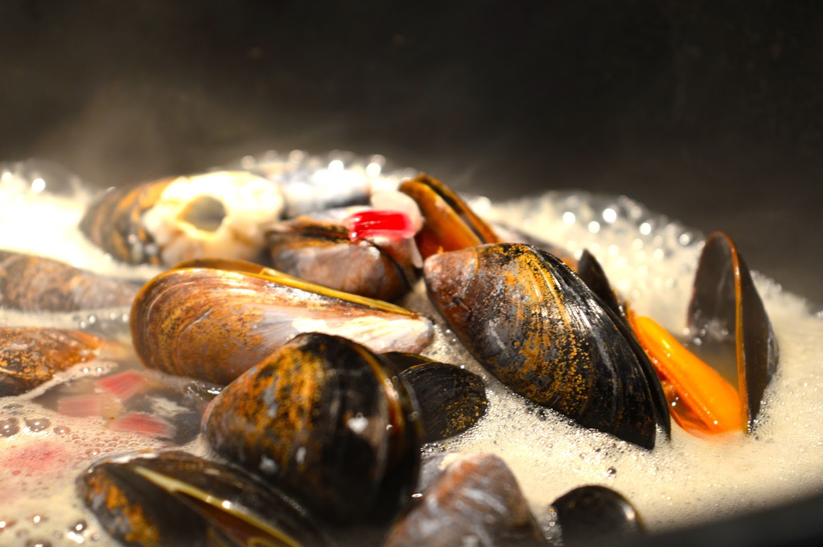 In The Kitchen Mussels in Cider Cream Sauce Dalry Rose Blog