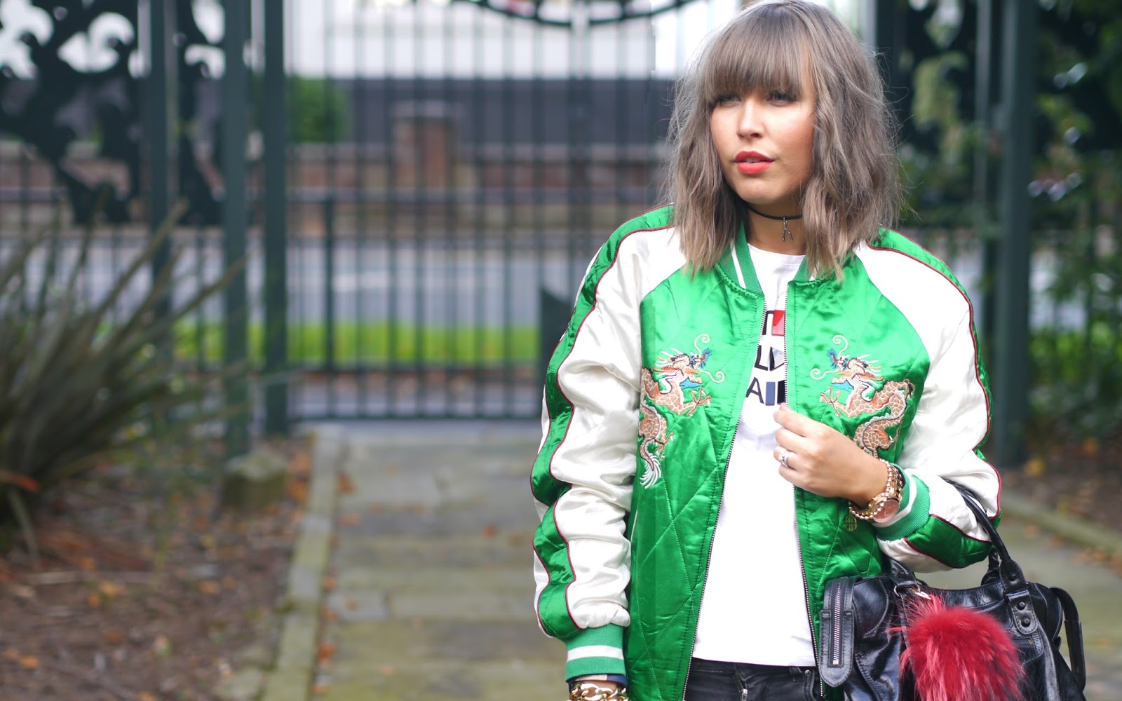 Two-In-One Reversible Bomber Jacket by Topshop