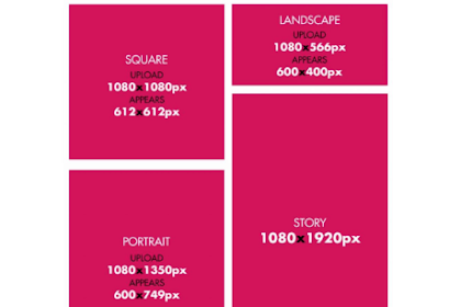 Ukuran Foto Yang Diunggah Di Instagram (IG)