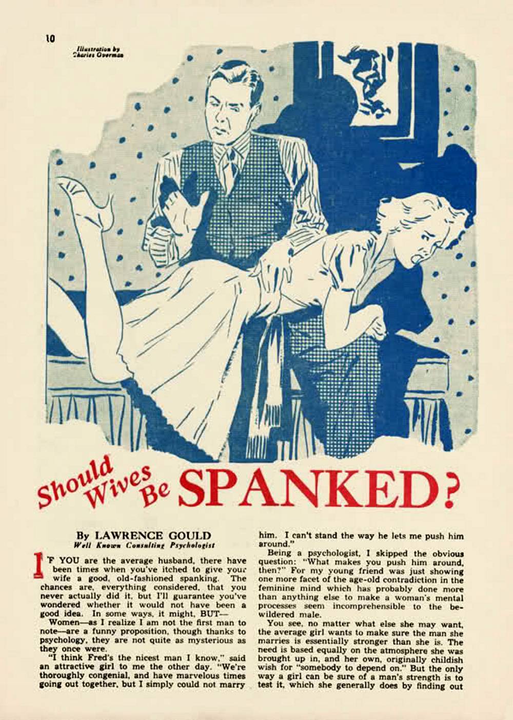 Professional DisciplinarianMiss Jenn Davis Old Magazine Article on Spanking in the Household
