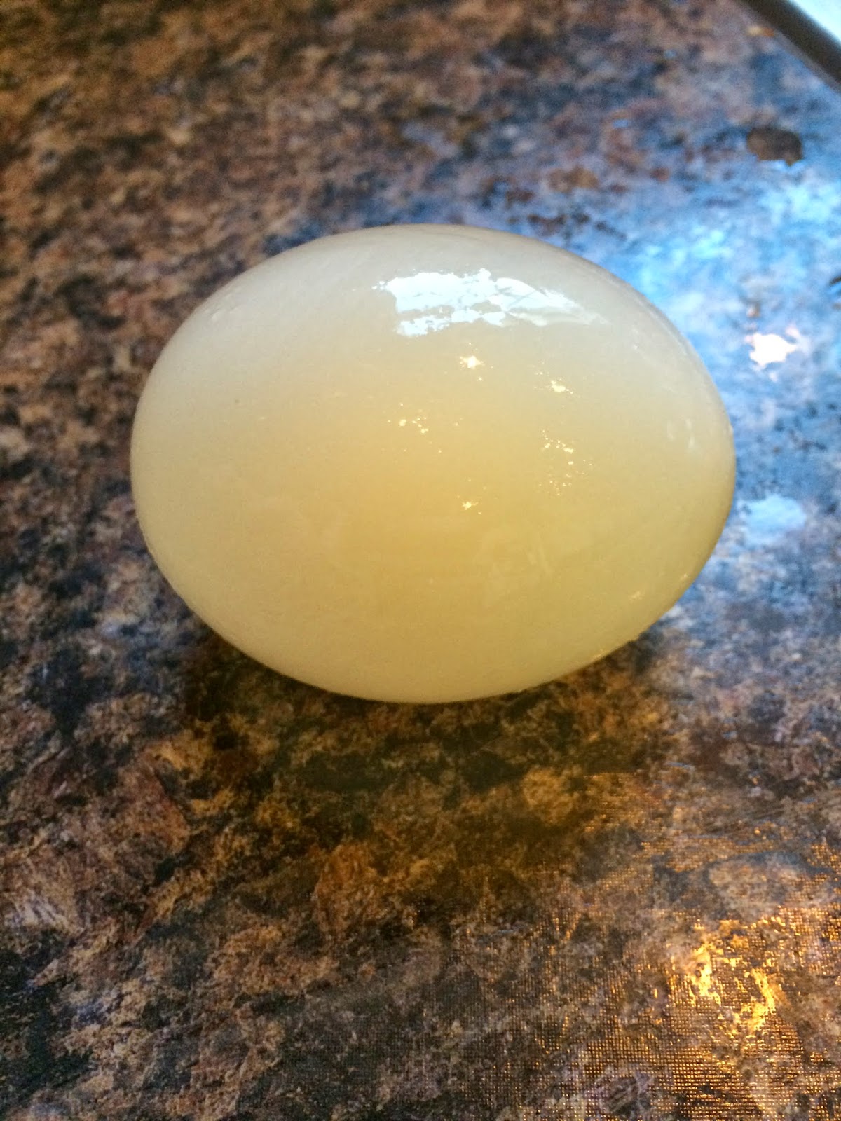 Soak the egg in vinegar and the shell dissolves - NEAT 