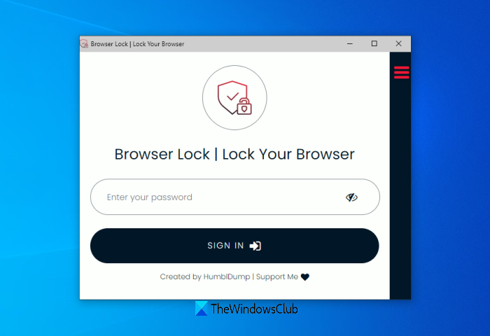 proteggere con password il browser Edge o Chrome