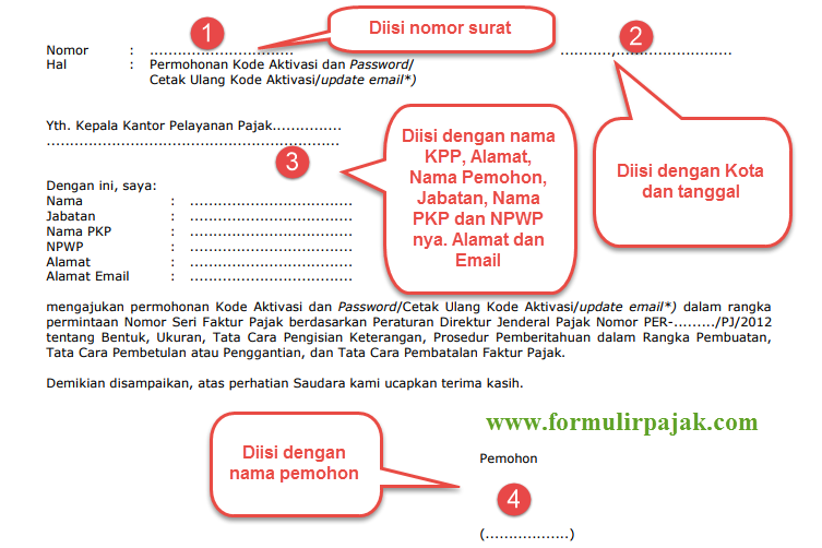 Kode Aktivasi Dan Password Efaktur Cara Lapor Pajak Online