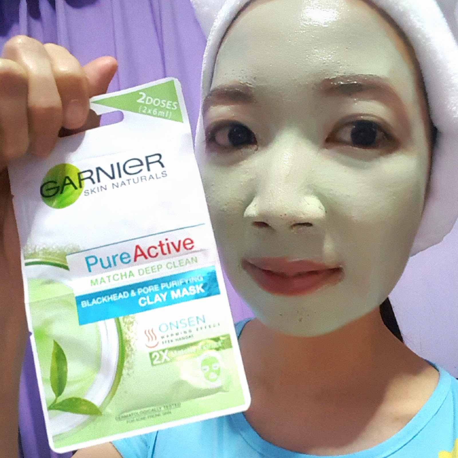 GARNIER PURE ACTIVE MATCHA DEEP CLEAN BLACKHEAD & PORE PURIFYING CLAY