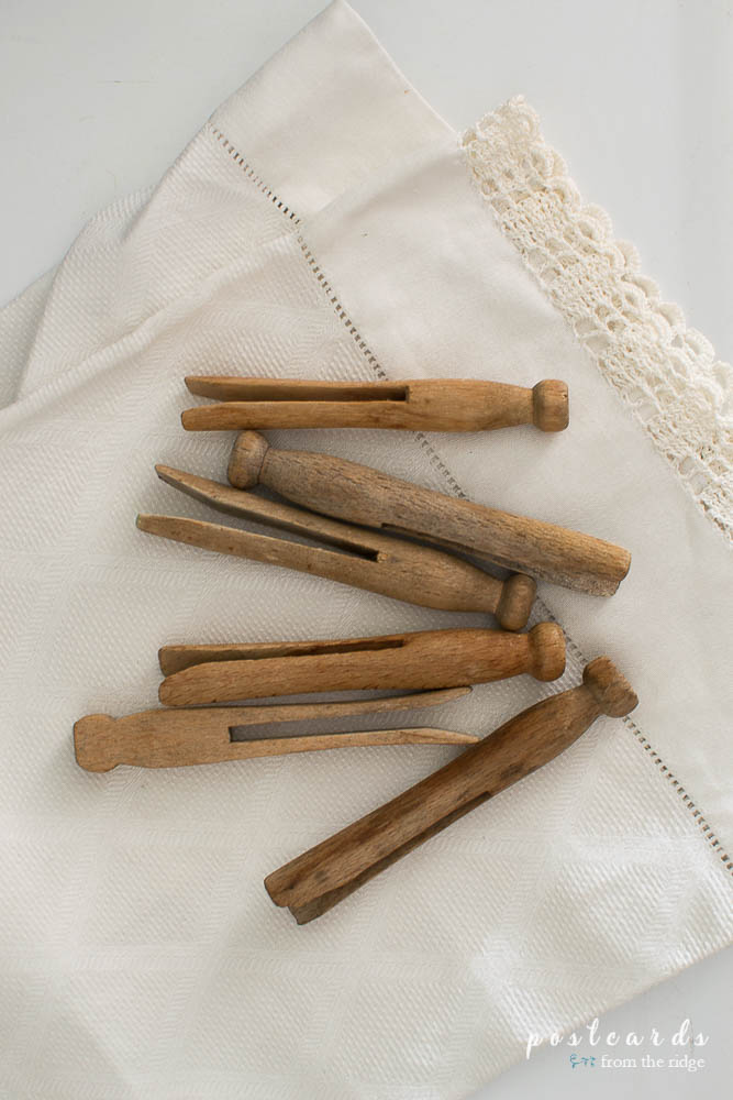 vintage clothes pins