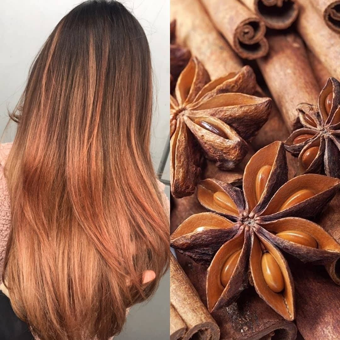 Coloration naturelle à la cannelle pour éclaircir les cheveux en peu de