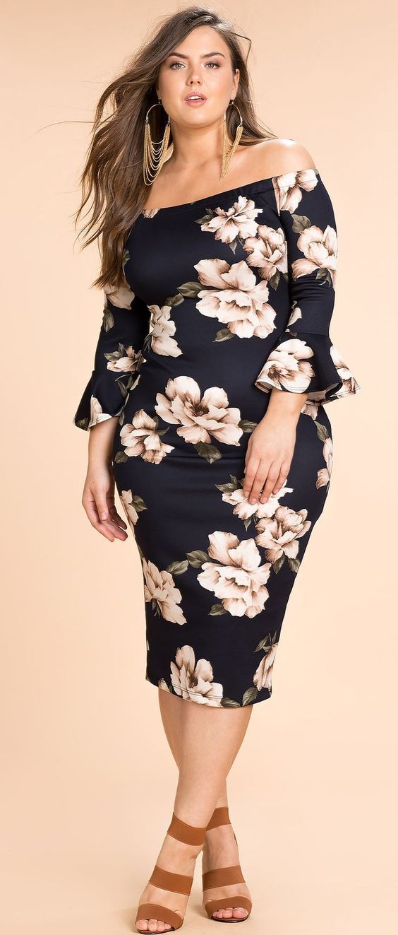 Gorditas Vestido Estampado Para Dama Modelos Vestido Para Mujer