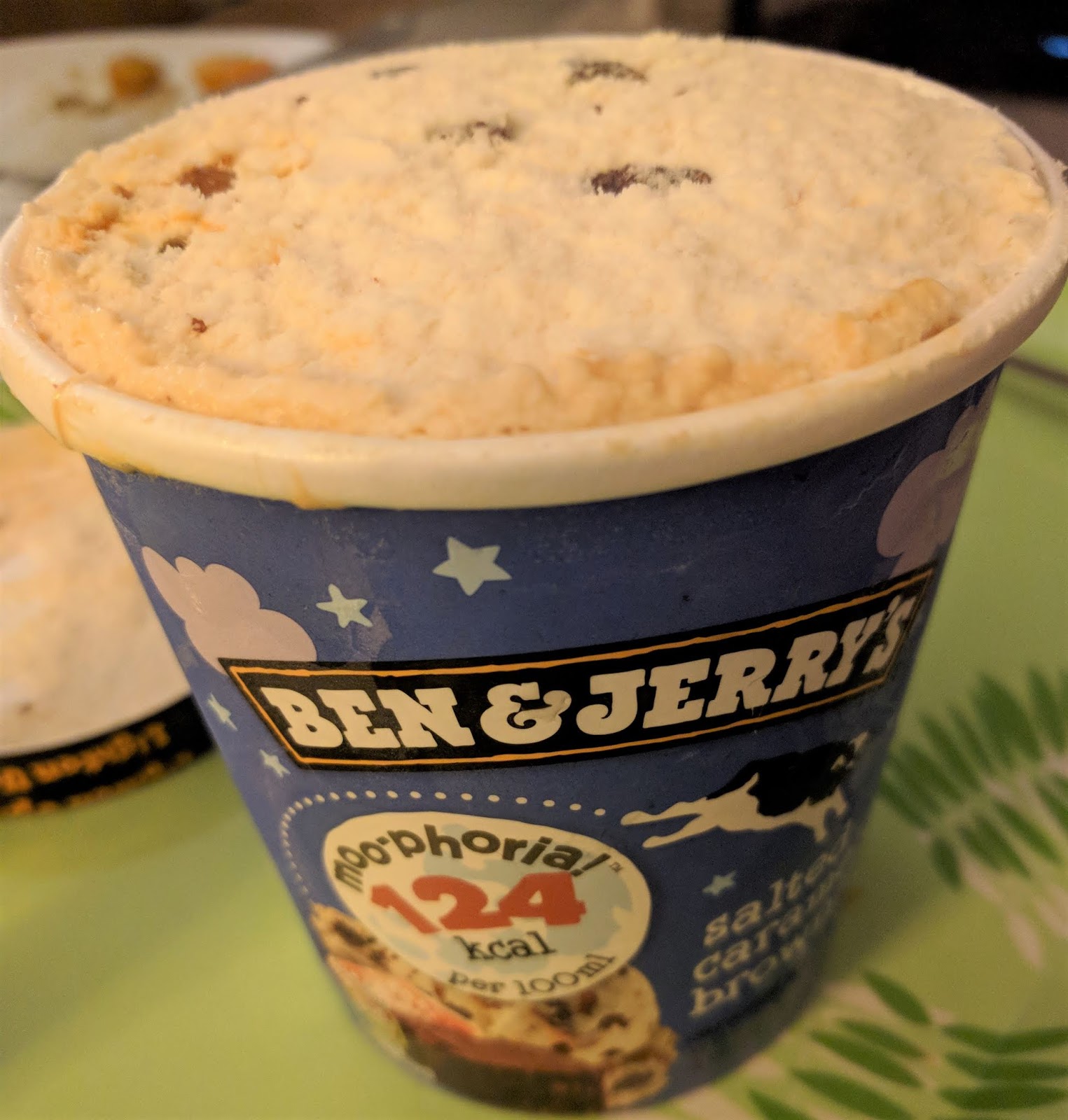 Diets And Calories Ben Jerry S Salted Caramel Brownie Ice Cream