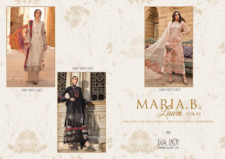 Fair Lady maria b lawn vol 2 pakistani Suits wholesaler