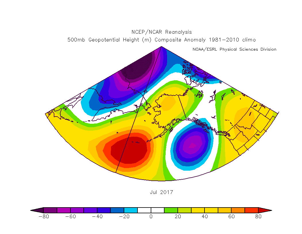 Deep Cold Alaska Weather & Climate Extent of Humid July