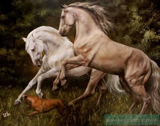fuerza-movimiento-caballos-pintados