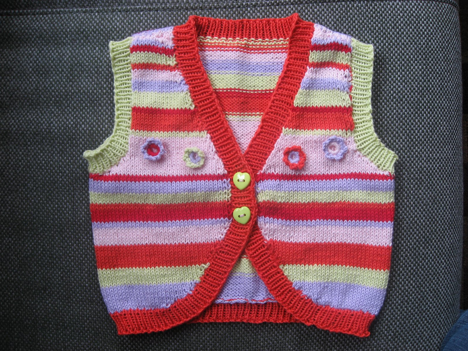 Striper Barnevest Bildekode