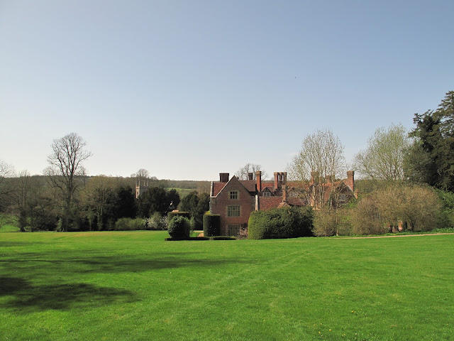 A back view of Chawton House. A back view of Chawton House.