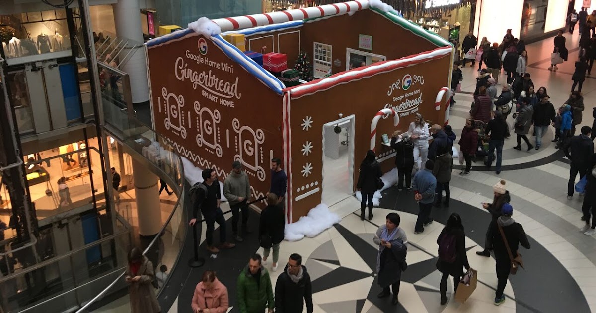 google home mini gingerbread smart home