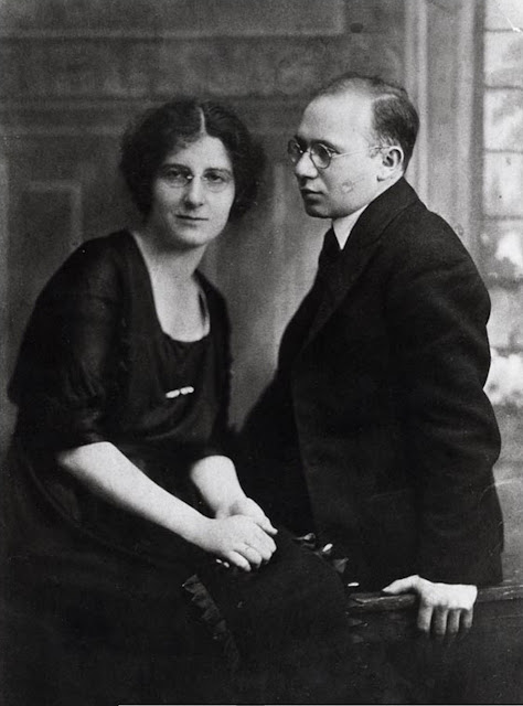Голда Меир с мужем Моррисом Майерсоном, 1918 г.