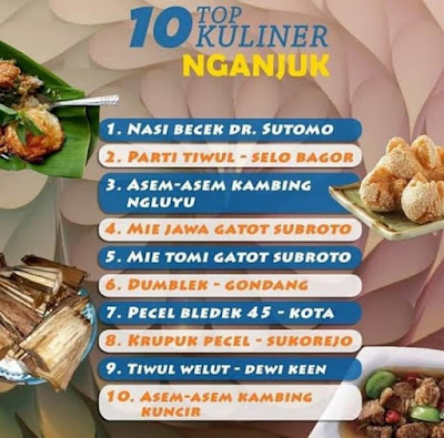 10 TOP KULINER NGANJUK 10 TOP KULINER NGANJUK