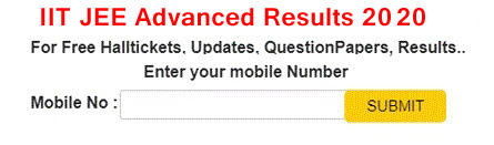 IIT JEE Advanced Results 2020