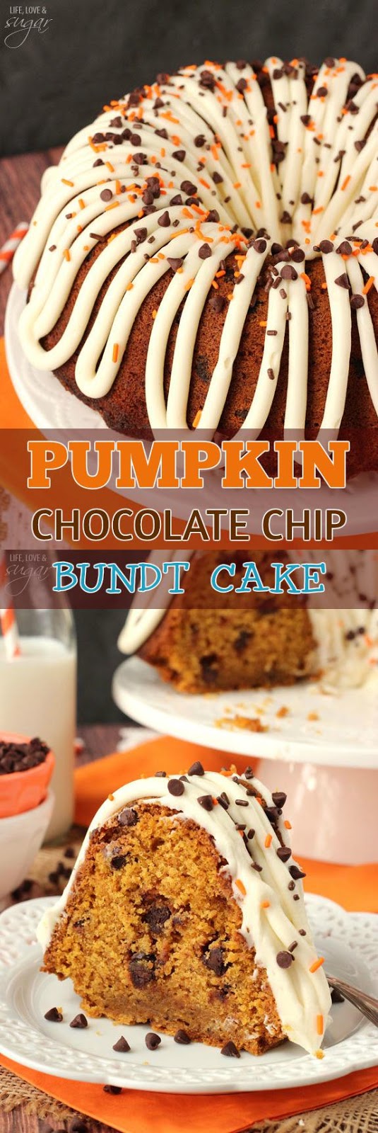 PUMPKIN CHOCOLATE CHIP BUNDT CAKE - Feeding Yours Life