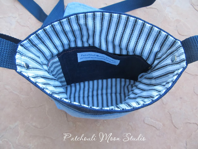 Patchouli Moon Studio~ Sew Powerful Purse #80 for 2021, using Circle Applique die cuts from Crafter's Edge