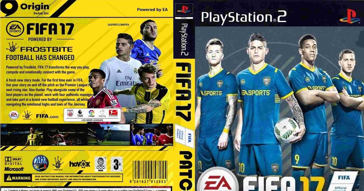 Base Um Gtba FIFA 17 Patch R4 Capa Game PS2