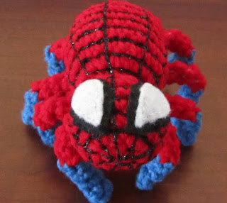 PATRON GRATIS ARAÑA SPIDERMAN AMIGURUMI 88