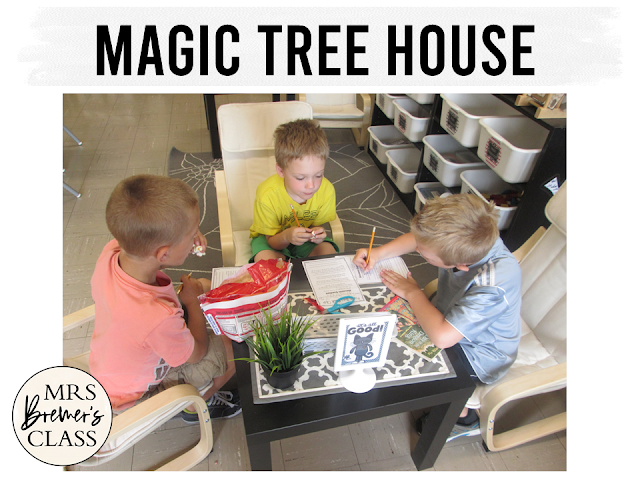 Magic Tree House book study literacy companion activities for ANY book in the series