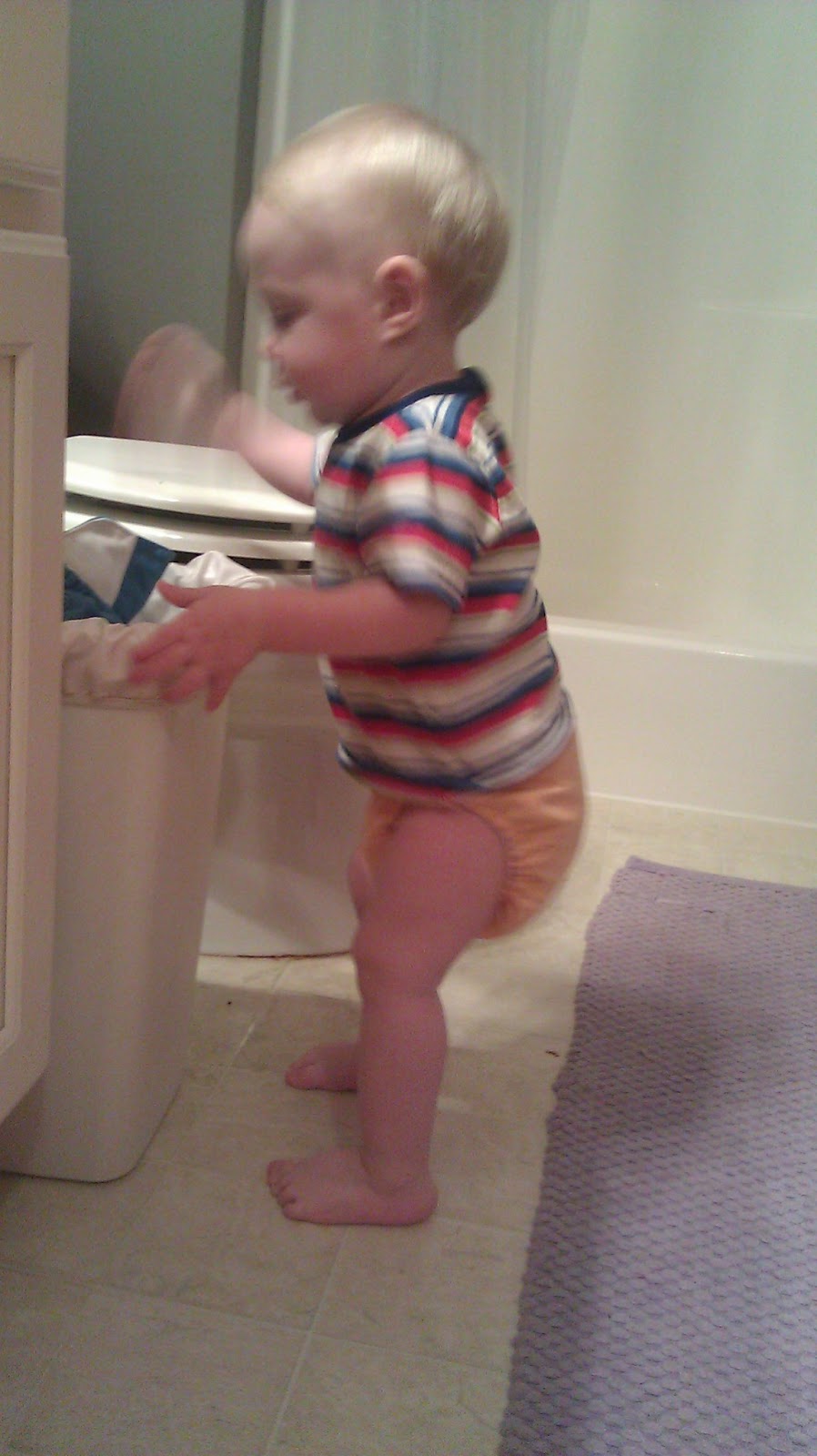 Learning to Wife My 11monthold earns his first chore.