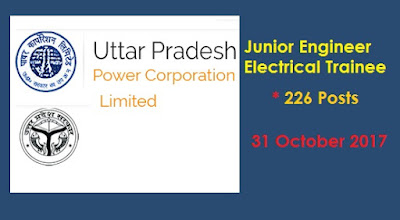UPPCl Notification 2017 Junior Engineer Electrical Trainee jobs @uppcl-org UPPCl Notification 2017 Junior Engineer Electrical Trainee jobs @uppcl-org