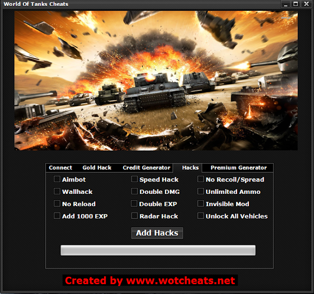 Hack Mod Wot Free cheats and hacks
