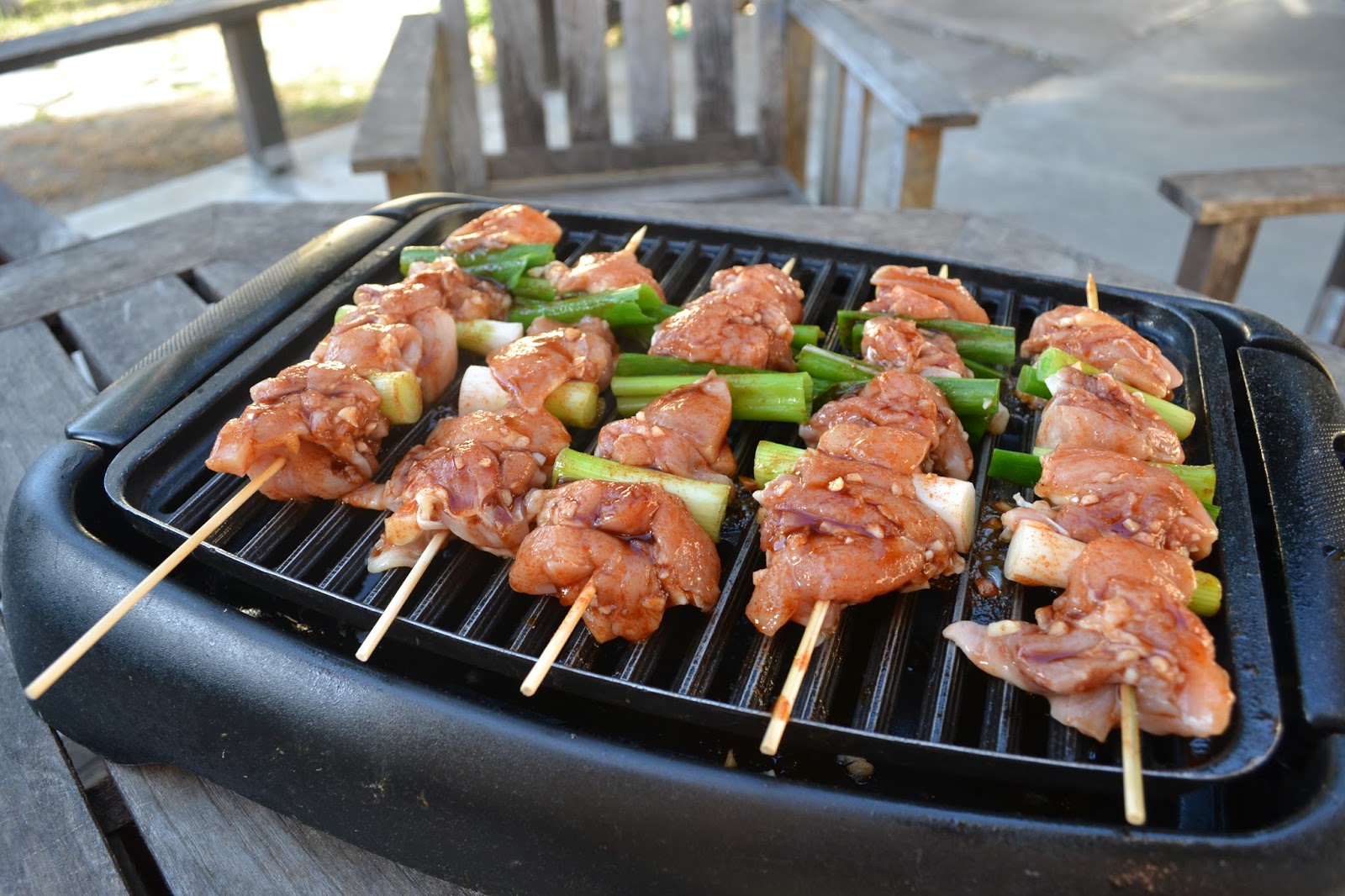 Korean Chicken Skewers Kathy Nom Nom